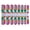 E, variant on Tkrady 16 Pieces Nail Stickers Glitter Gradient Color Shine Full Wraps Polish Stickers Decal Strips Self-Ashesive Nail Art Sets for Women Girls-H