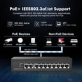 thumbnail image 3 of Conmutador POE Binardat 10 puertos Gigabit 8 POE+ 1000 Mbps 120 W, 3 of 7