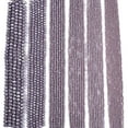 thumbnail image 2 of 20strands Electroplate Glass Beads Strands Rondelle Medium Purple 4x3mm Hole: 0.4mm about 105~110pcs/strand 38~39cm, 2 of 3
