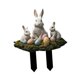 thumbnail image 3 of Easters Rabbits Egg Patid Estaca decorativa de jardín de 2D Decoración de decoración de la placa impermeable para el agua Decoración para el, 3 of 8
