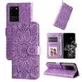 thumbnail image 1 of Funda tipo cartera GANGXUN para Samsung Galaxy S20 Ultra , diseño girasol, cuero PU, soporte, cierre magnético, tarjetero, 1 of 5