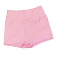 thumbnail image 4 of Pantalones cortos deportivos elásticos sexys para mujer, pantalones cortos deportivos para mujer, ejercicio de gimnasio Rosa XS, 4 of 9