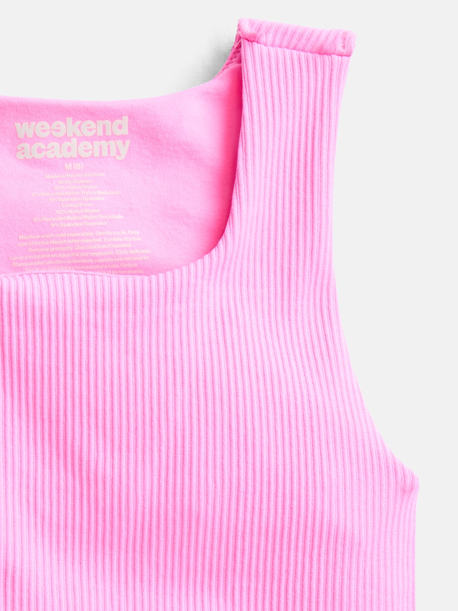Weekend Academy Girls Seamless Tank Top, Sizes 4-18