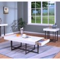 thumbnail image 2 of Granala Wood 2-Piece Coffee Table Set, White, 2 of 3