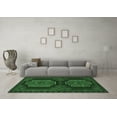thumbnail image 3 of Ahgly Company Indoor Round Persian Emerald Green Traditional Area Rugs, 7' Round, 3 of 4
