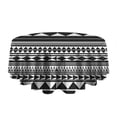 thumbnail image 5 of Black White Ethnic Pattern Round Tablecloth 60"x60",Wrinkle Wipeable Table Cloth for Kitchen Dining Room Picnic Patio Party, 5 of 6