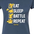 thumbnail image 3 of Pokémon - Eat Sleep Battle Repeat - Juniors Fitted Graphic T-Shirt, 3 of 5