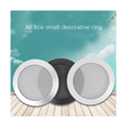 thumbnail image 2 of 2X Ceiling Speaker Grille, 4-Inch Ceiling Embedded Audio Speaker Grille(Silver), 2 of 5