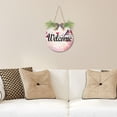 thumbnail image 6 of Valentine's Day Couple Birds Welcome Sign for Front Door Wreath Door Sign for Farmhouse Porch Decoration Indoor Outdoor, 6 of 7