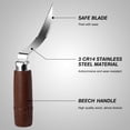 thumbnail image 5 of Coconut Tool Coconut Meat Remover Coconut Coconut Opener Coconut Meat Scraper (en inglés), 5 of 5