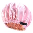 thumbnail image 3 of Gorros de Dormir Yinane doble capa banda elástica Rosado, 3 of 6