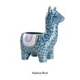 thumbnail image 2 of Youkk Ceramic Flower Pot - For Small Spaces Indoor And Outdoor Succulent Planter Pots Animal Shape Pots Alpaca blue 1Set, 2 of 6