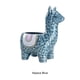 thumbnail image 3 of Injueey Macetas suculentas de cerámica: fácil de mantener Maceta de cerámica para interiores y exteriores Innovadora Alpaca azul Type2 NO2, 3 of 6