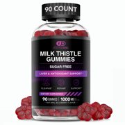 Effective Nutra Milk Thistle Gummies 1000mg, Sugar Free (90 Count)