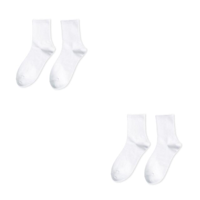 Minnieouse 10pires Sports Socks Women's Medium length Sports Medium Durable tube Men's Socks Fashion Women's Parallel tube rod Type1 NO1