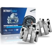 Detroit Axle - Rear Brake Calipers w/Brackets Compatible with Nissan Murano Quest 350Z Infiniti G35