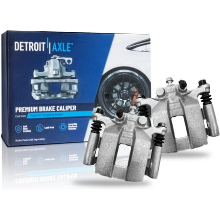 Detroit Axle - Rear Brake Calipers w/Brackets Compatible with Nissan Murano Quest 350Z Infiniti G35