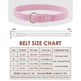 thumbnail image 3 of AWAYTR Elastic Kids' Baseball Belts Pink, 3 of 9