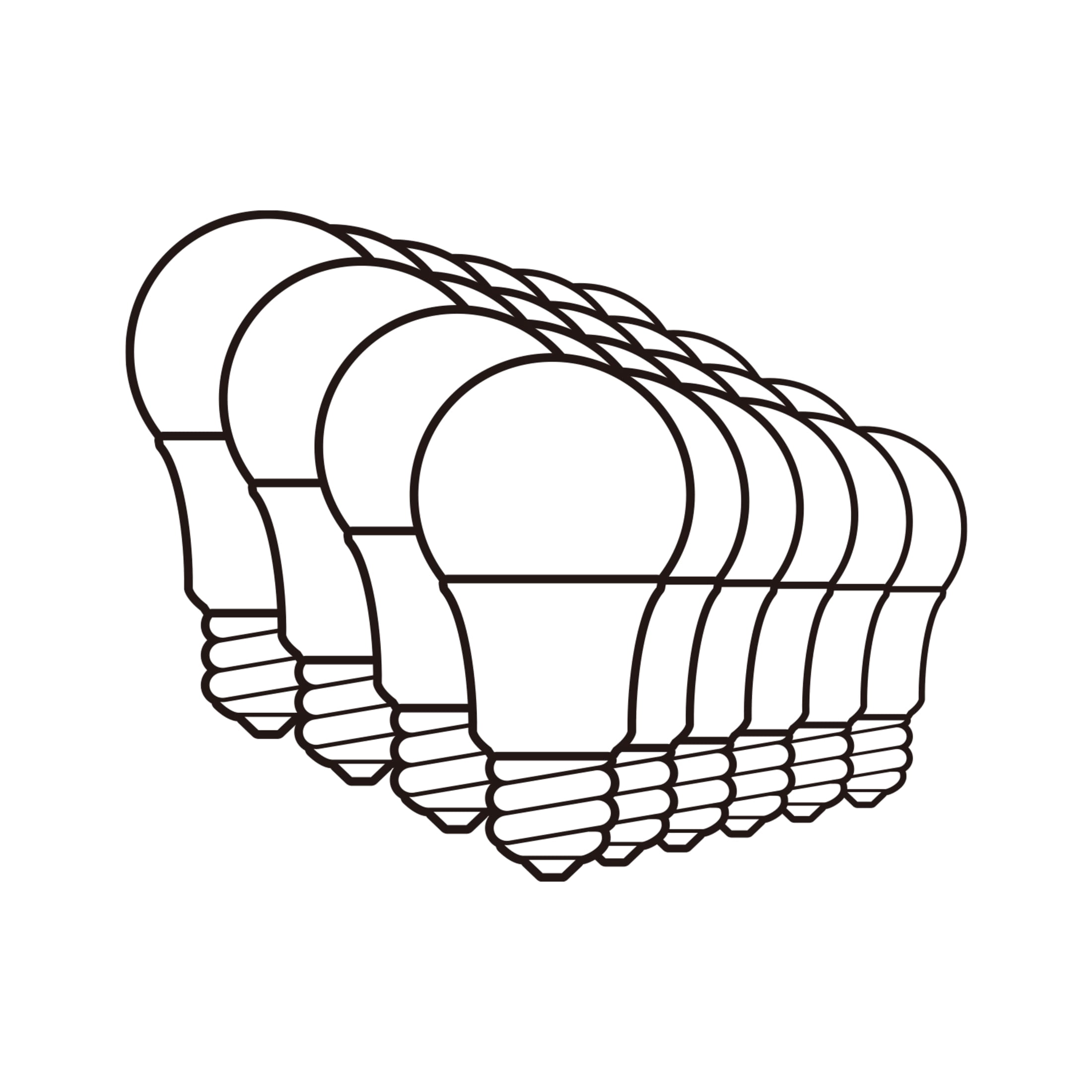 Great Value LED Light Bulbs, 100W Equivalent, Soft White 2700 K, A19 E26 Medium Base, 24 Pack