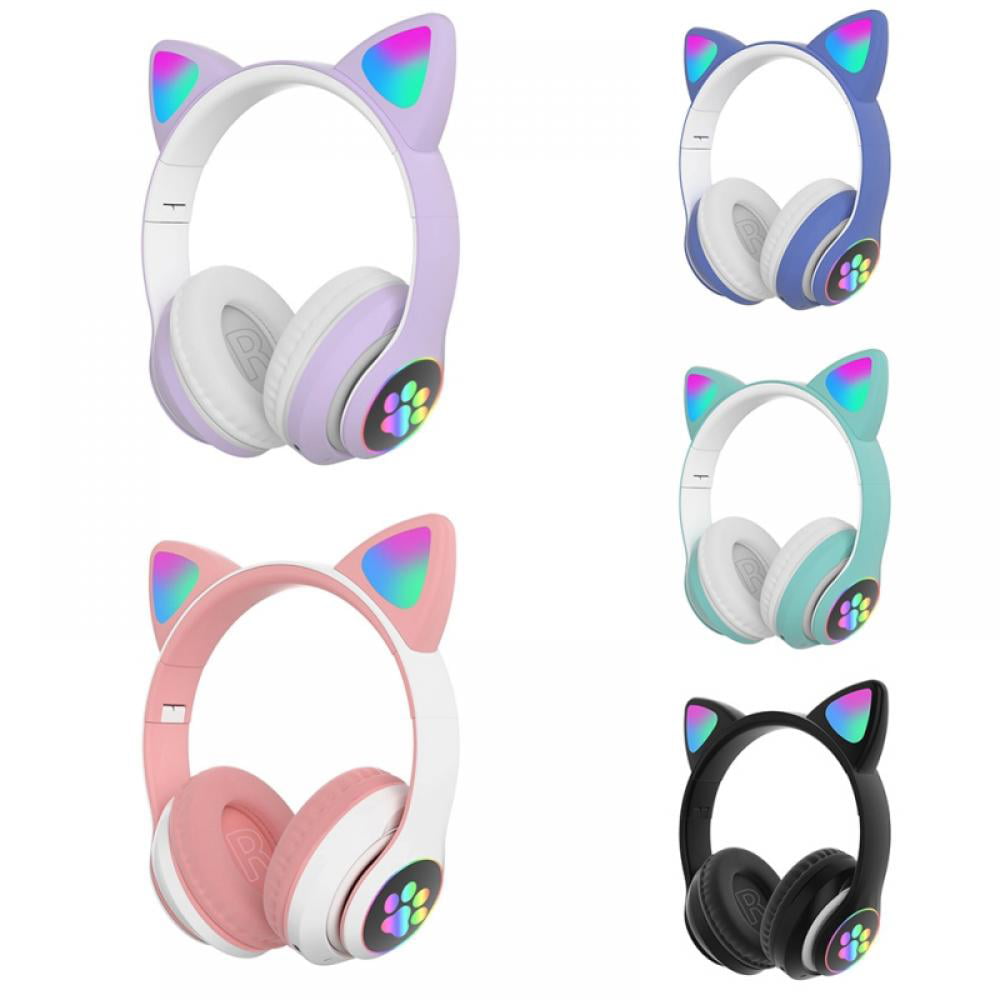 Cat Ear Headset,STN-28 Cat Ear Headmint Bluetooth Headset 5.0
