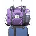 thumbnail image 2 of 18" Personal Item Under Seat Bag for Spirit, American, Southwest, Frontier Airlines Small Carry on - Purple, 2 of 3