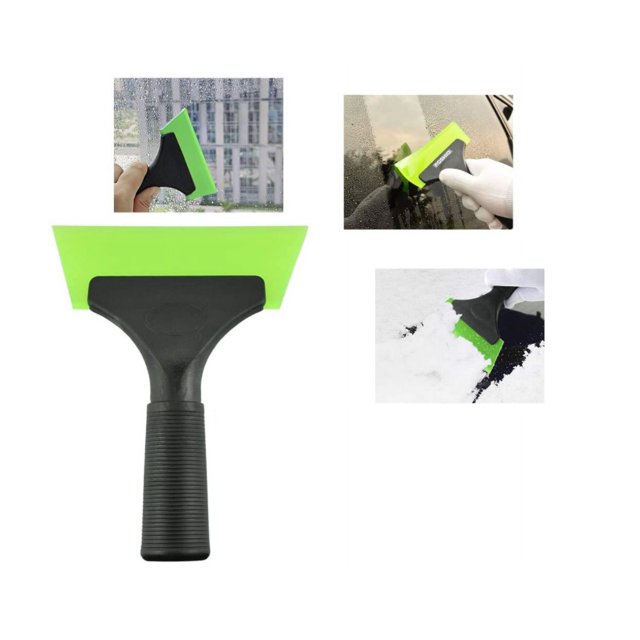 Escobilla de goma para ventana, plástico y tendón de ternera, multifuncional, para ducha, profesional, antideslizante, con cinta adhesiva, para baño, ventana de coche (verde) brillar Electrónica
