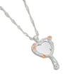 thumbnail image 2 of tegongse Vintage Mirrored Pendant Necklace Long Chain for Women Princess Choker Clavicle Chain Wedding Party Jewelry Birthday, 2 of 19