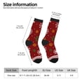thumbnail image 2 of Balery Merry Christmas Pattern Crew Socks Unisex– Soft & Breathable Socks for Men & Women, One-Size Fits Most (US 5-11), Comfortable & Durable for Daily Wear, 2 of 6