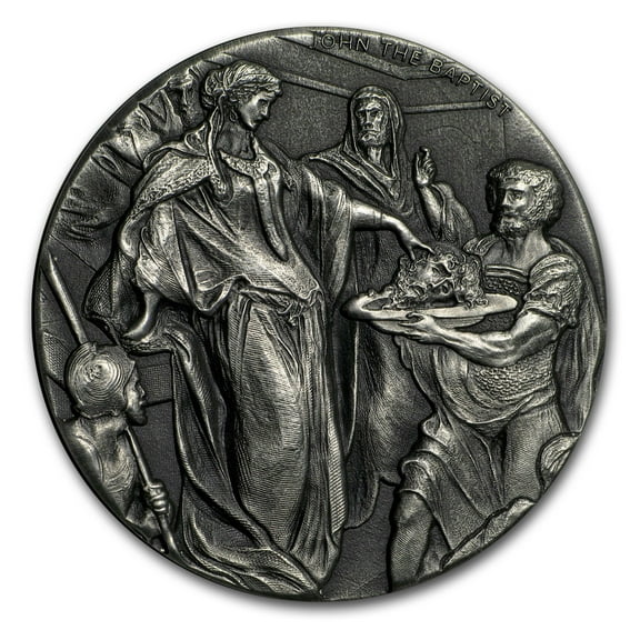 2018 2 oz Silver Coin - Biblical Series (John the Baptist)