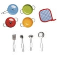 thumbnail image 3 of Stainless Steel Cookware Playset with Pots and Pans for Kids, 3 of 5