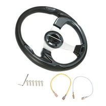 12.5 Inch Steering Wheel Universal for Yamaha G8 G9 G11 G14 G16 G19 G21 G22 Drive G29 1998-2017, EZGO TXT RXV DS Precedent Golf Cart Club Car