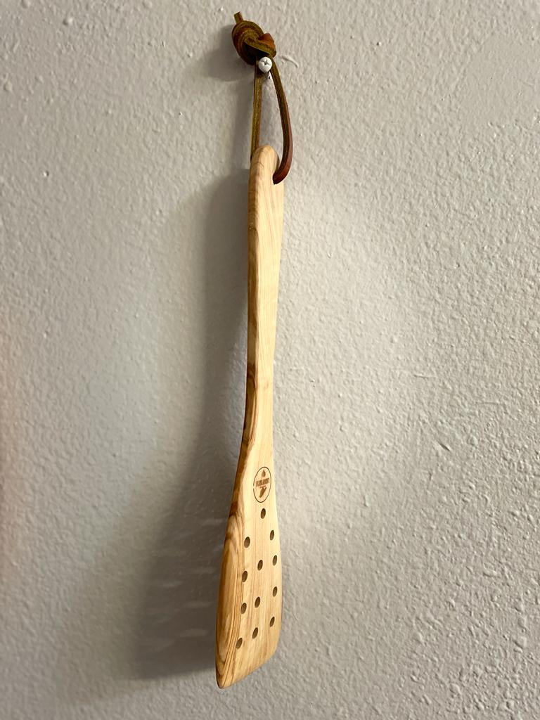 Premium Rustic Handmade Olive Wood Spatula\ Olive Wood Spatula with