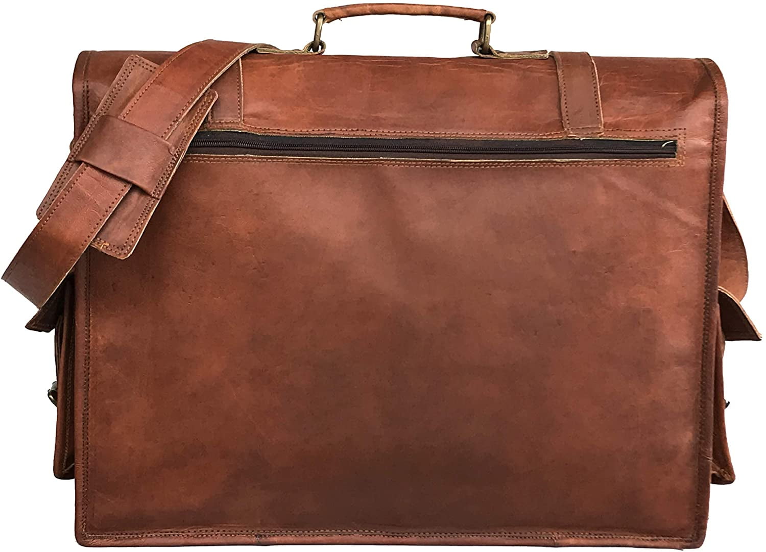 leather briefcase satchel