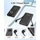 thumbnail image 3 of TG90° Power Bank Portable Phone Charger, 5000mAh Small Battery Pack with Built-in Foldable AC Wall Plug and Cables, Ultra Mini Battery Charger Compatible with iPhone16/15 Series and Android Devices, 3 of 5