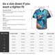 thumbnail image 5 of Balery Colorful Underwater Plant Turtle Camisas hawaianas de manga corta para hombre, camisas playeras de corte holgado, camisas de vacaciones con botones,X-Large, 5 of 7