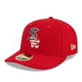 thumbnail image 3 of Men's New Era  Red Chicago White Sox 2023 Fourth of July Low Profile 59FIFTY Fitted Hat, 3 of 5