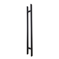 thumbnail image 1 of 60′′ Poignée de Porte d'Entrée Arrière – Style Échelle Rectangle ‘H”, Design Moderne / Acier Inoxydable 304, Finition Mate Noire / Usage Résidentiel et Commercial, 1 of 1