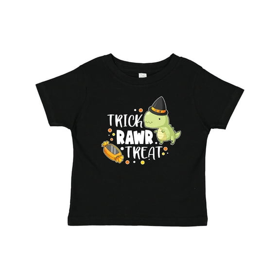Inktastic Halloween Trick Rawr Treat with Dinosaur Boys or Girls Baby T-Shirt