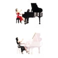 thumbnail image 1 of 2 Piezas de Moda 1/64 de Pianista DIY Kits de Construcción Accesorios de Escritorio, 1 of 8