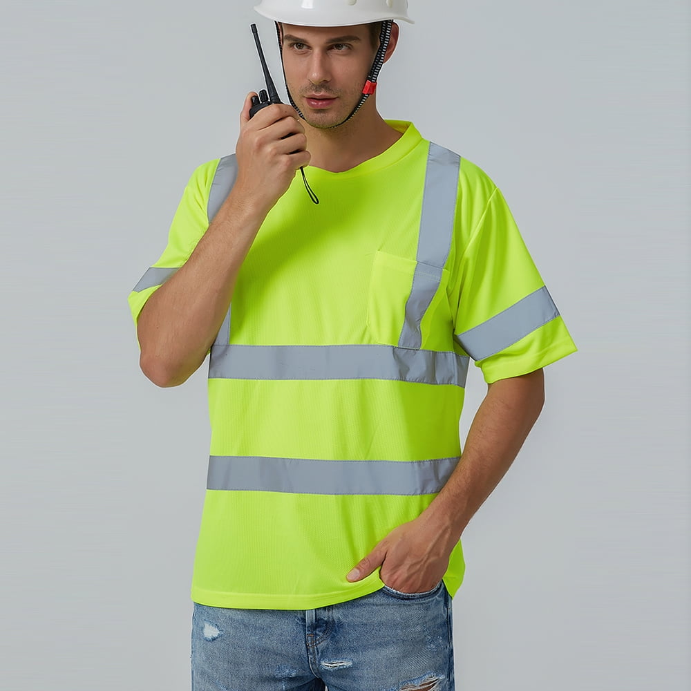 SFVest High Visibility Reflective Safety Work Shirt Reflective Vest