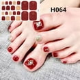 thumbnail image 1 of PVCS Foot Stickers Foot Nail Stickers Waterproof For Female DIY Nail Decoration Art, 1 of 2