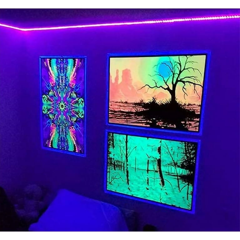 UV LED Blacklight Strip Light 5m 16.4 ft 300 LED 385nm 400nm
