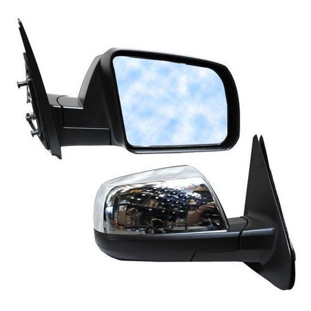 Espejo Lateral Eléctrico Derecha Toyota Tundra 2007 2008 2009 2010 2011 2012 2013 POLYWAY Espejo Lateral Eléctrico