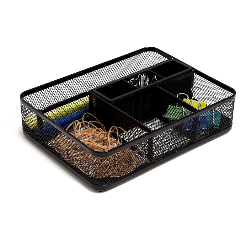 Staples TRU RED 7 Compartment Mesh Drawer Organizer photo 2