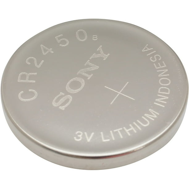 5pk Sony Coin Cell Battery CR2450 3V Lithium Replaces DL2450, BR2450