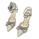 thumbnail image 1 of Sandalia con correa en el tobillo con punta puntiaguda,Sandalias de tacón alto con puntera puntiaguda para mujer Sandalias de tacón alto con correa en el tobillo elegantes y modernas, 1 of 14