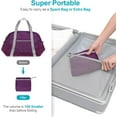 thumbnail image 3 of Spirit Airlines Personal Item Bag 18x14x8 Inch - 30L Personal Item Travel Bag for Short Trip, Lightweight Compact Underseat Foldable Travel Duffel Carry on Bags for Airplane, 2 Pack, 3 of 9