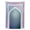 thumbnail image 3 of Ambesonne Digital Tablecloth Rectangular Table Cover, Old Geometric Motifs, 52"x70", Mauve Grey, 3 of 4
