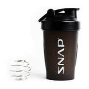Snap Supplements Smoothie Shaker Bottle 20 Ounce - Protein Shake Cup & Gym Powder Blender Bottle
