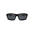 thumbnail image 2 of Choppers Mens Biker Warparound Motorcycle Sunglasses Shiny Black Orange, 2 of 4